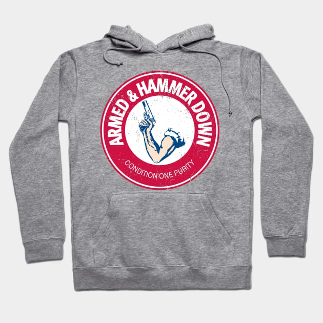 Armed & Hammer Down Hoodie by CCDesign